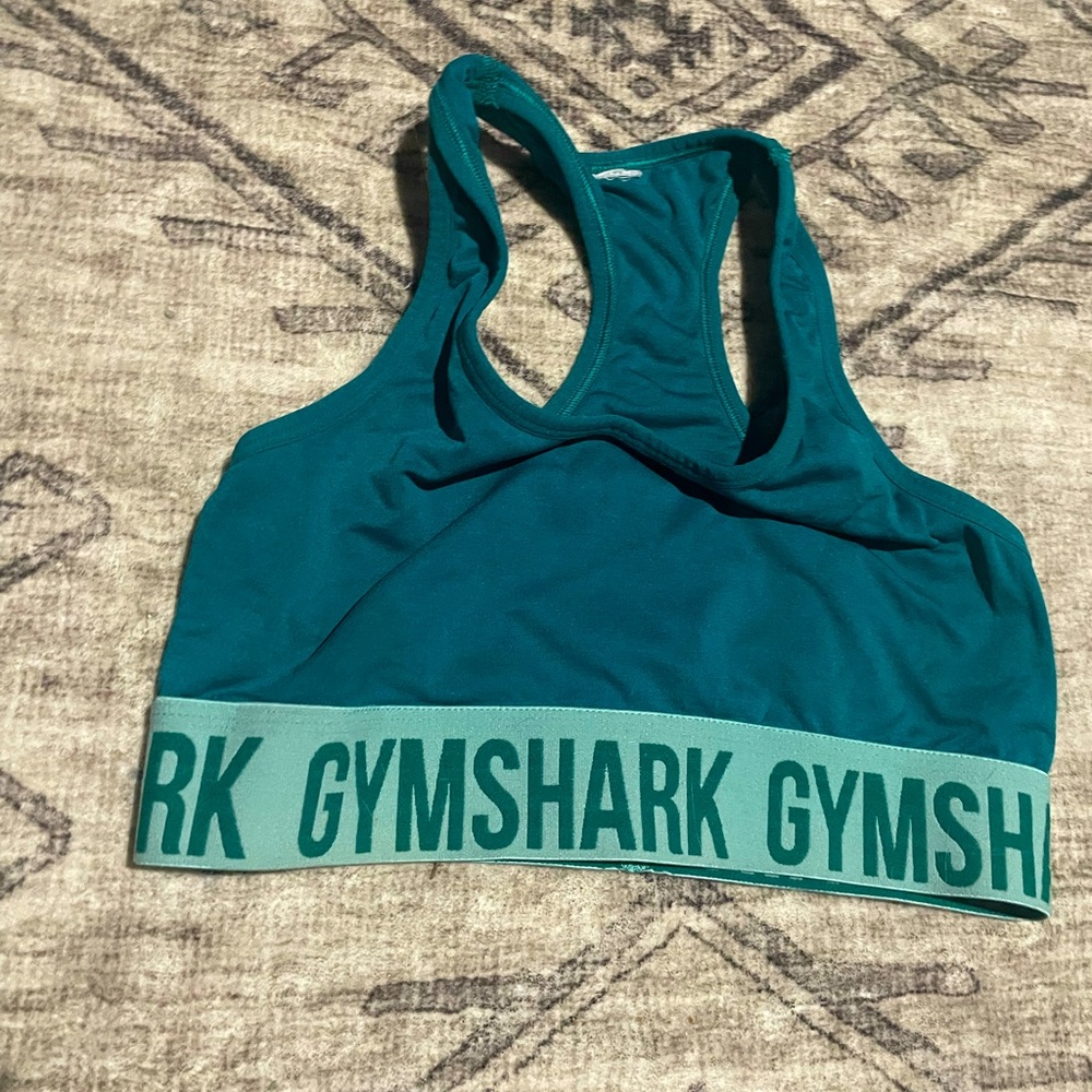Green Gymshark Sports Bra